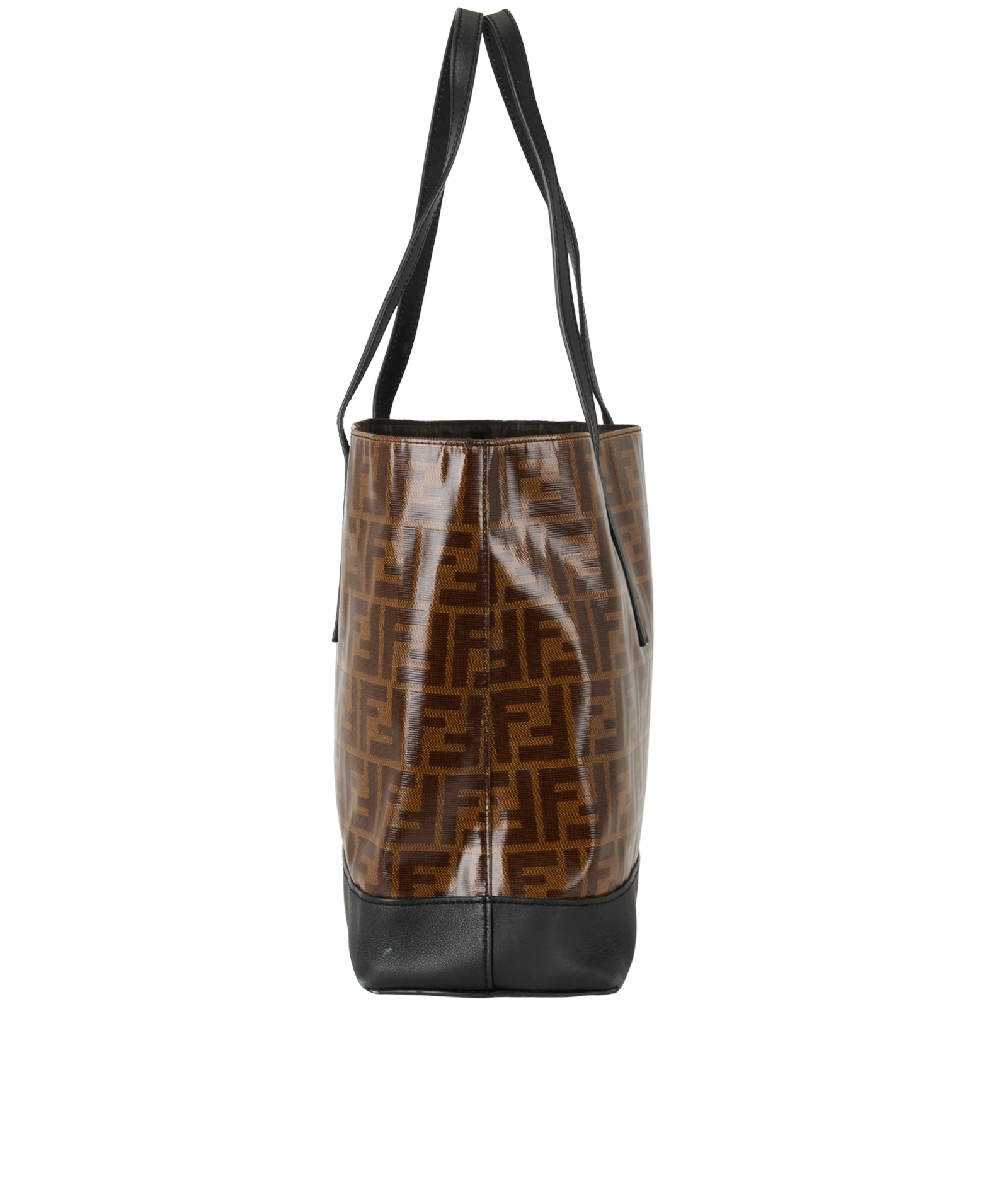 Zucca Tote, &pound;450, Handbags, Black/Brown, Canvas, Bottom view